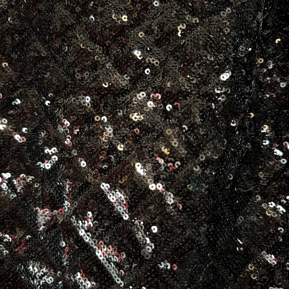 Fashion Nova Black Sequin Long Sleeve Dress - Picture 4 of 5